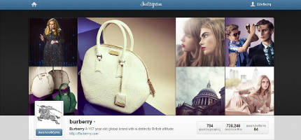 INSTAGRAM BRANDS - BURBERRY